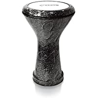 Vatan 3022 - Derbouka egipcia (jaspeada- tamaño grande- diámetro de 22 cm)- color gris